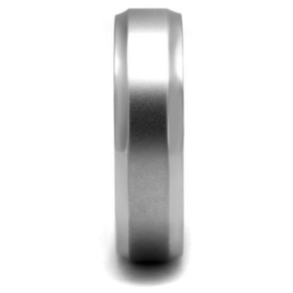 Men's Silver Stainless Steel Minimal Band Ring Size  12 High Polished - Picture 4 of 5